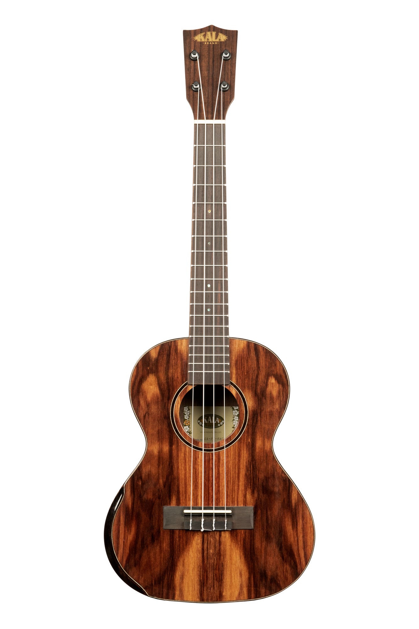 Kala Premier Exotic Macawood Tenor Ukulele - front