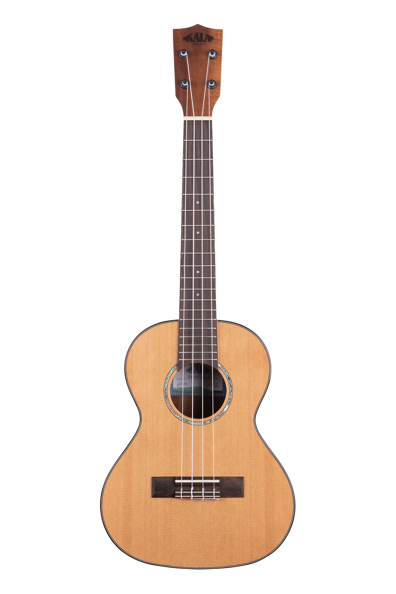 Kala Gloss Solid Cedar Top Acacia Tenor Ukulele - front