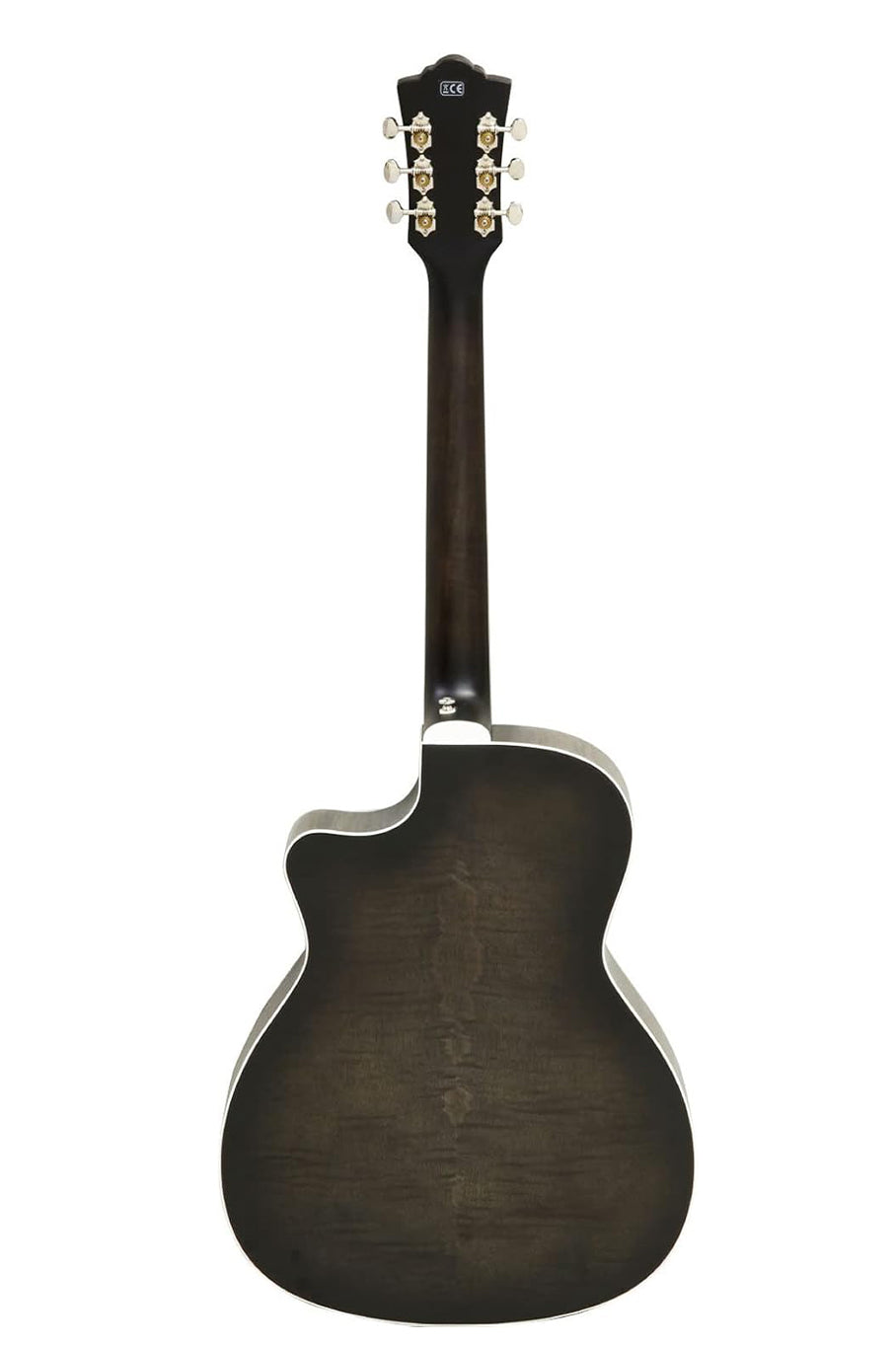 Guild OM-260CE Deluxe Flamed Mahogany (Trans Black Burst)