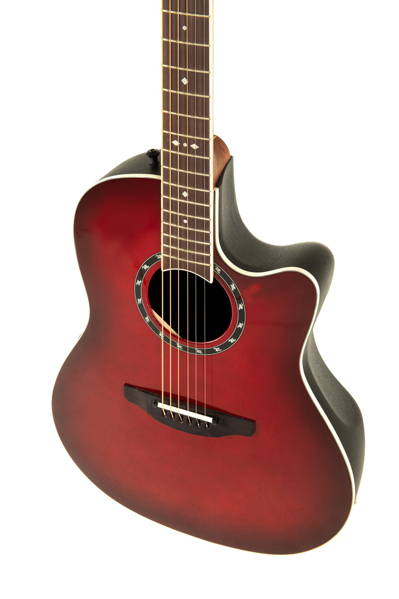 Ovation E-Acoustic Guitar Standard Balladeer Deep Contour Cutaway / 2771AX-CCB-G