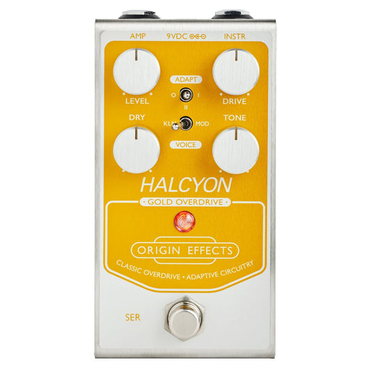 Origin Effects Halcyon Gold Overdrive pedal