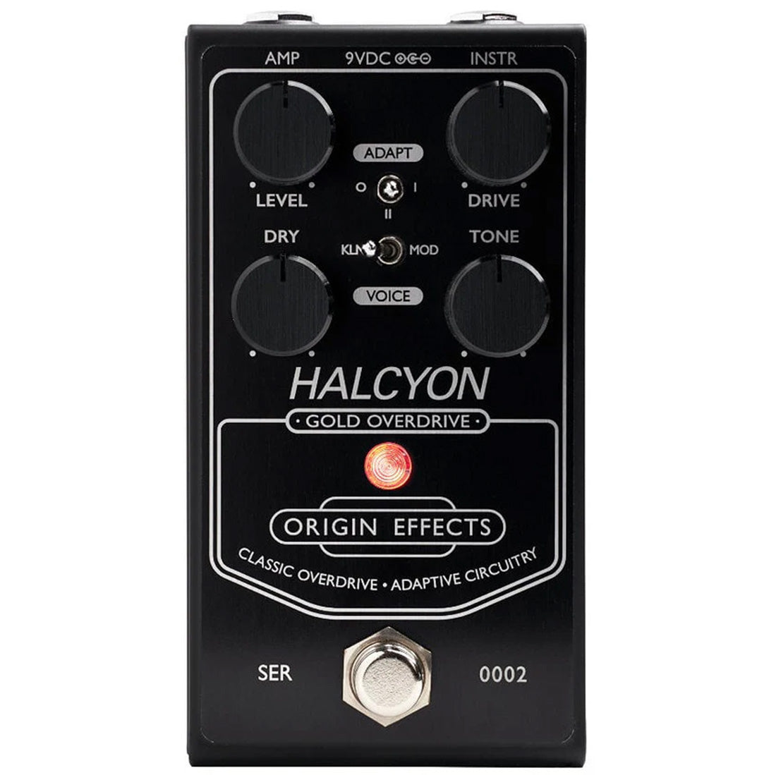 Origin Effects Halcyon Gold Overdrive - Black Edition pedal