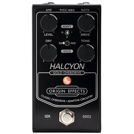 Origin Effects Halcyon Gold Overdrive - Black Edition pedal