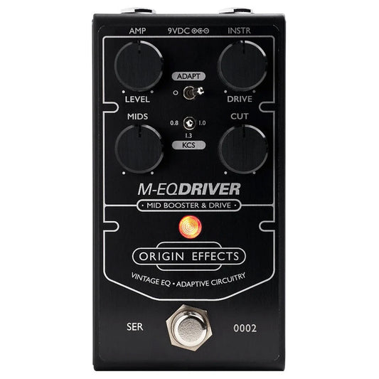 Origin Effects M-EQ Driver - Black Edition pedal