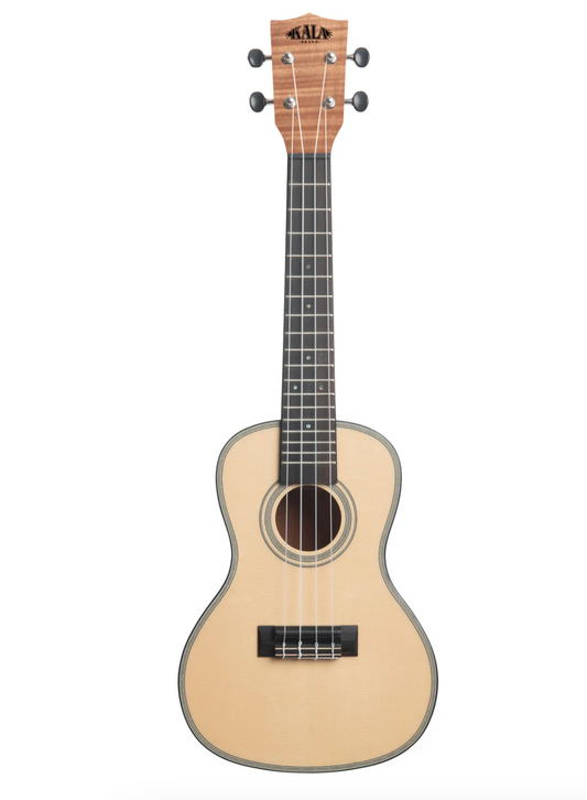 Kala Solid Spruce Top Exotic Mahogany Concert