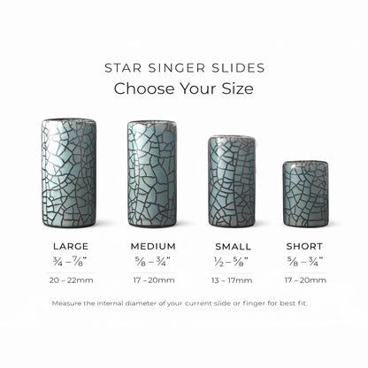 Star Singer Artisan Series - Soft Blue Guitar Slide