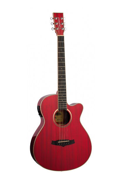 Tanglewood Winterleaf Super Folk (TW4CER) - Red Gloss