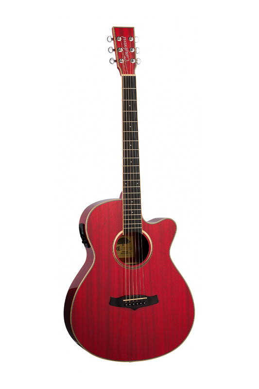 Tanglewood Winterleaf Super Folk (TW4CER) - Rouge brillant