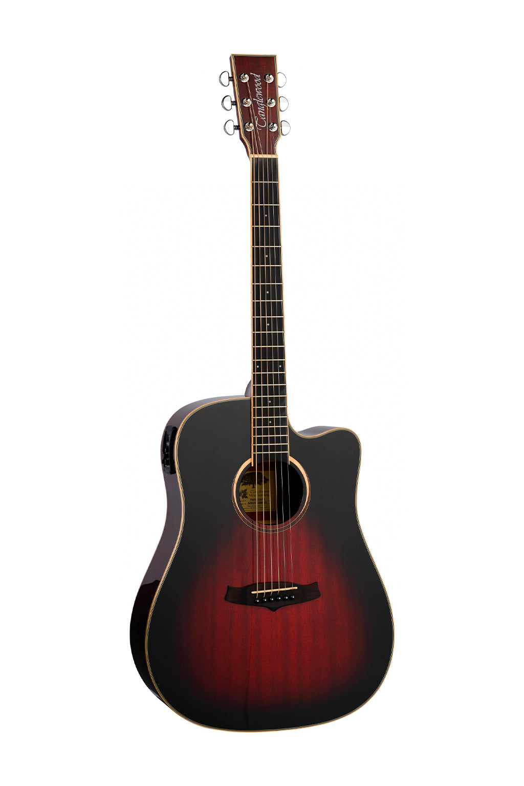 Tanglewood Winterleaf Dreadnought (TW5CEAVB) - Antique Vintage Burst