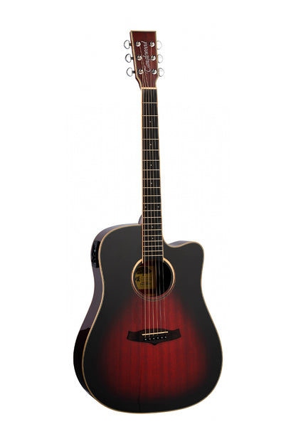 Tanglewood Winterleaf Dreadnought (TW5CEAVB) - Antique Vintage Burst