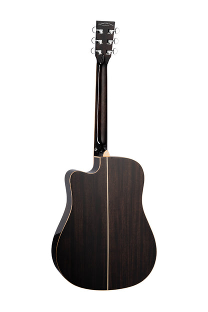 Tanglewood Winterleaf Dreadnought (TW5CEBS) - Black Shadow Gloss