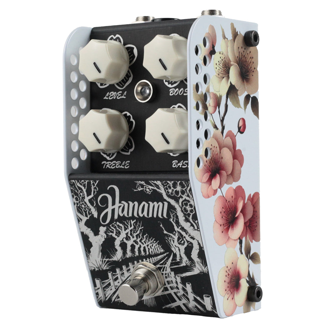 ThorpyFX Hanami fuzz pedal side angle