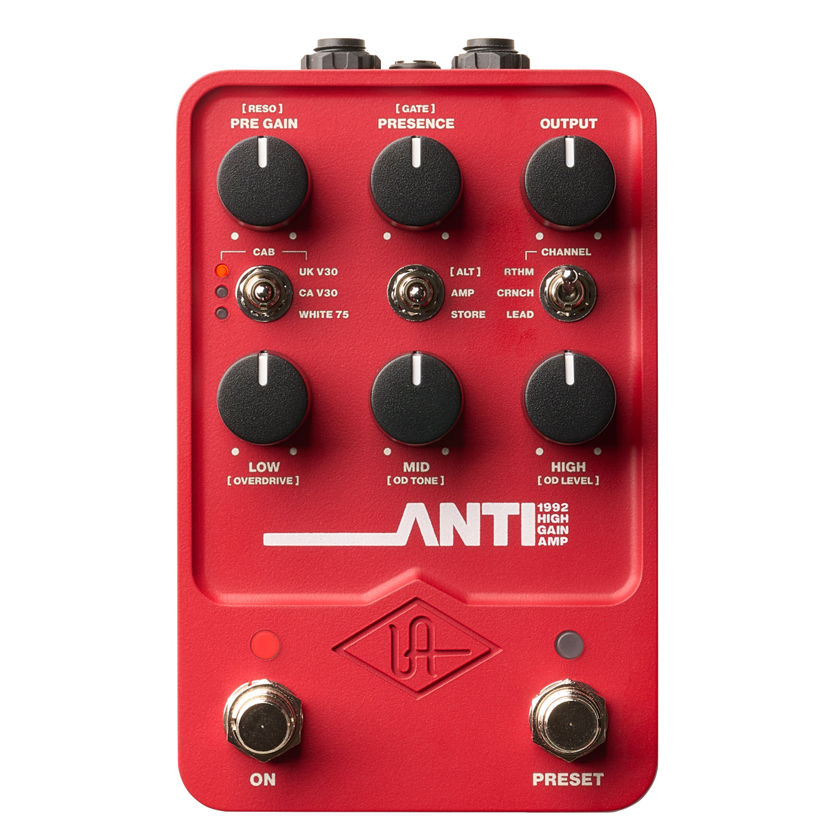 Universal Audio UAFX ANTI 1992 High Gain Amp effect pedal