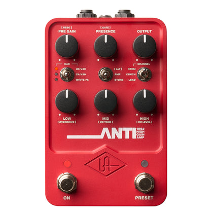 Universal Audio UAFX ANTI 1992 High Gain Amp effect pedal