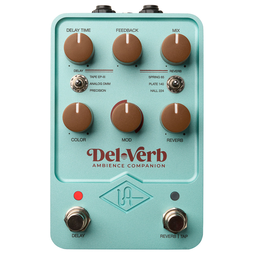Universal Audio UAFX Del-Verb Ambience Companion Reverb & Delay effect pedal