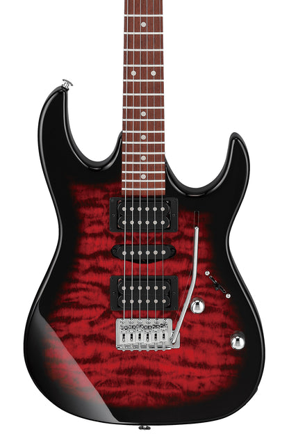 Ibanez Gio GRX70QA - Transparent Red Burst