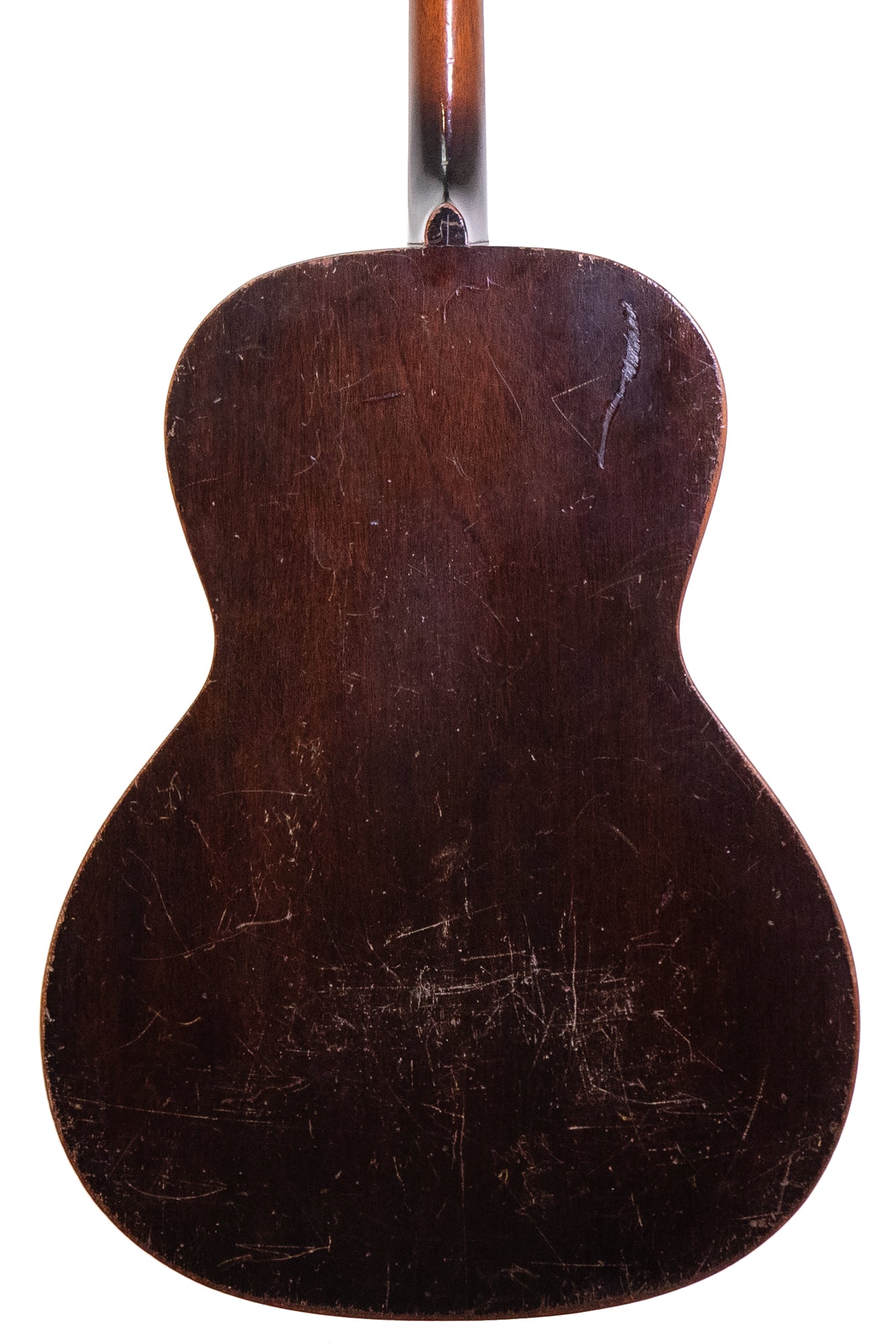 Back of a vintage Kalamazoo KTG-11 Tenor guitar