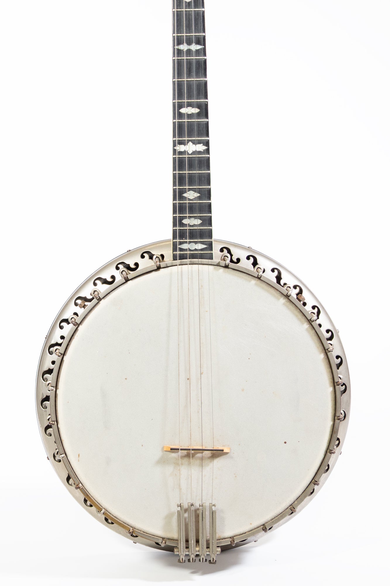 1920s Bacon & Day Silver Bell Tenor Banjo