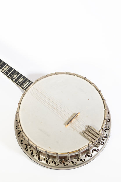 1920s Bacon & Day Silver Bell Tenor Banjo