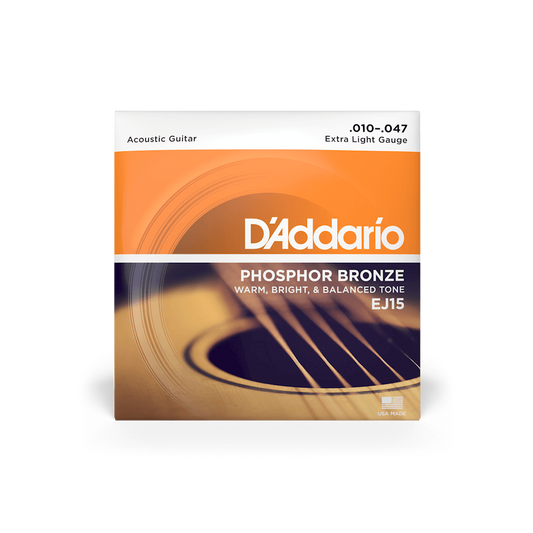D'Addario EJ15 Phosphor Bronze Extra Lite (10-47)
