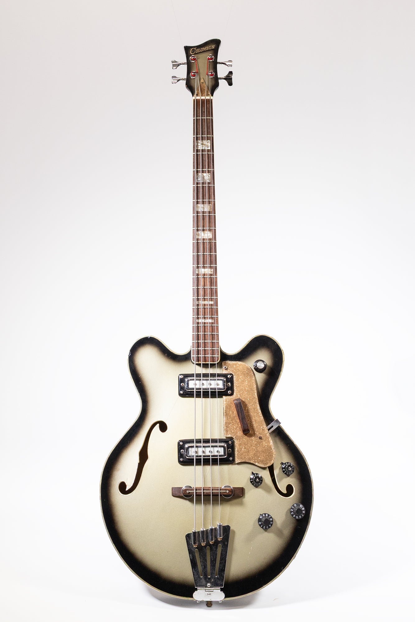 1970's Columbus Silverburst Bass