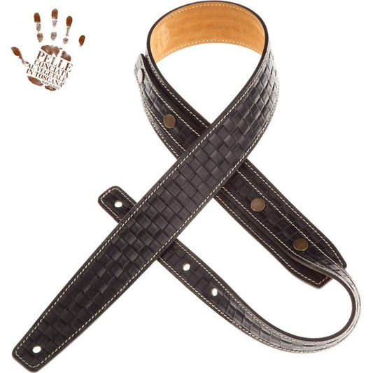 Magrabo Buttons BS Embossed Intreccio Black 5 cm