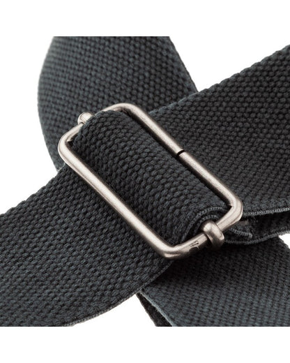 Magrabo Stripe Sc Entry Olded Black 5Cm - Embossed Cocco Pros Brown Silver Buckle