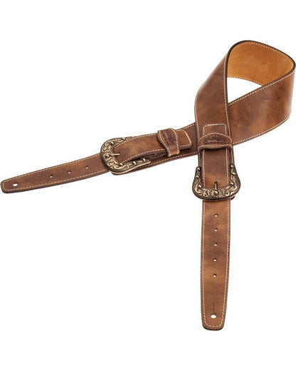 Magrabo Twin Buckle Ts Aged Greenhead 959 - 7cm Sun Brass Buckle