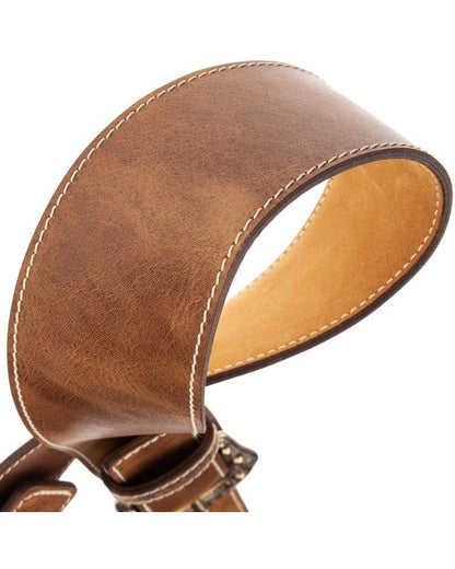 Magrabo Twin Buckle Ts Aged Greenhead 959 - 7cm Sun Brass Buckle