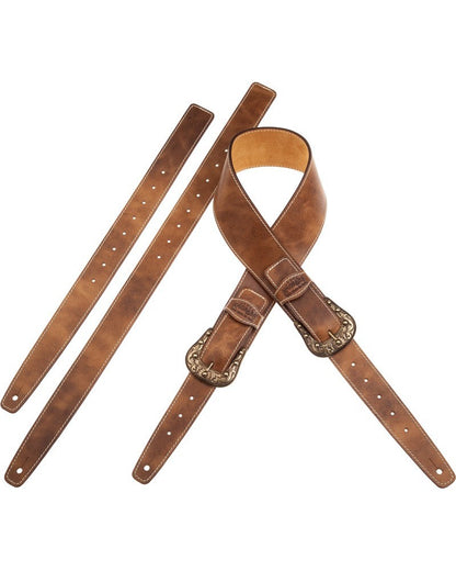 Magrabo Twin Buckle Ts Aged Greenhead 959 - 7cm Sun Brass Buckle