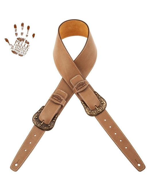 Magrabo Twin Buckle Ts Core Grey - 7cm Sun Brass Buckle