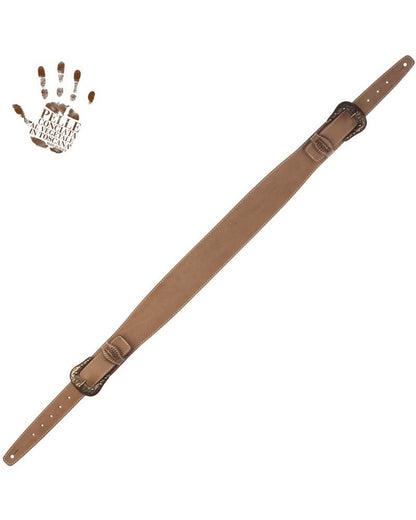 Magrabo Twin Buckle Ts Core Grey - 7cm Sun Brass Buckle