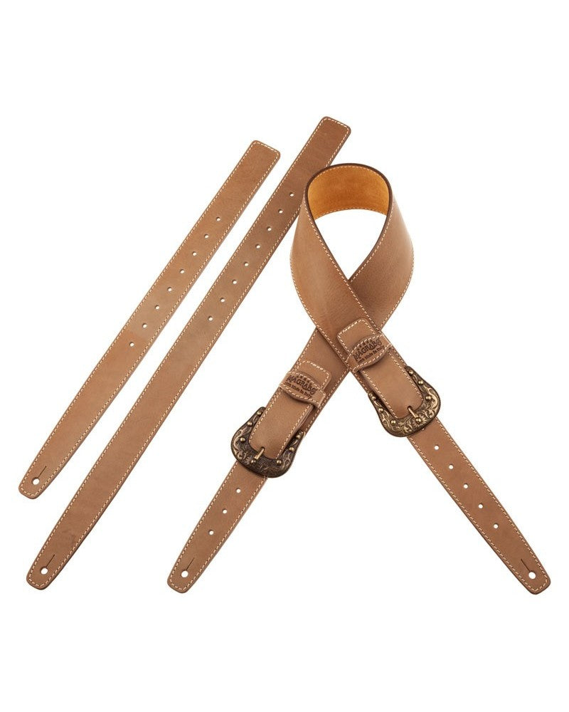 Magrabo Twin Buckle Ts Core Grey - 7cm Sun Brass Buckle