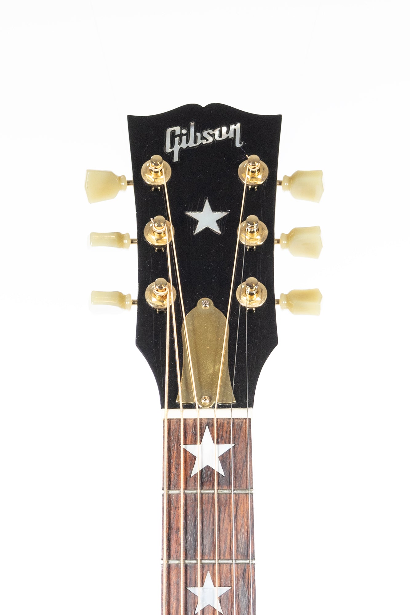 gibson headstock with stars inlayed