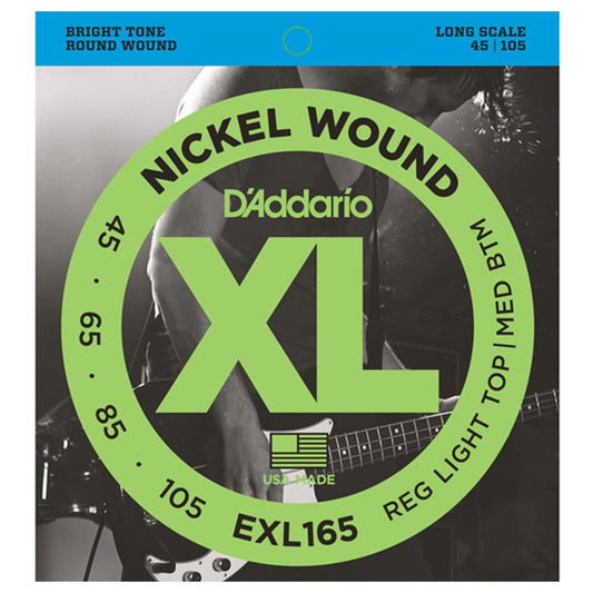 D'Addario XL-Series Nickel Wound - Long scale (45-105) Bass Guitar Strings