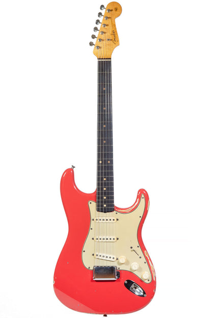 Original vintage 1963 Fender Stratocaster in fiesta red