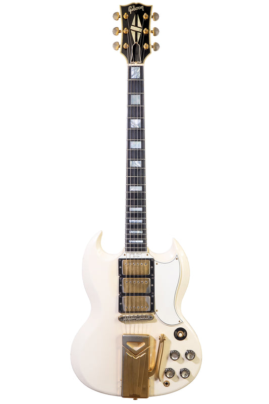 Original 1963 Gibson Les Paul Custom electric guitar in white