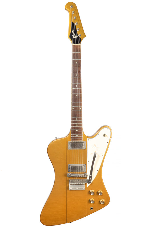 Vintage 1965 Gibson Firebird III electric guitar in gold