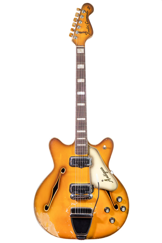 vintage 1968 Fender Coronado electric guitar in antigua finish