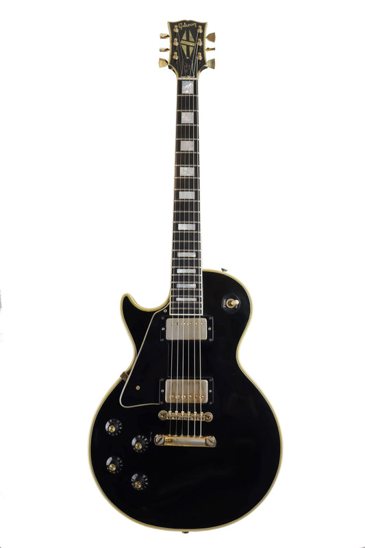 Left handed 1969 Gibson Les Paul Custom electric guitar