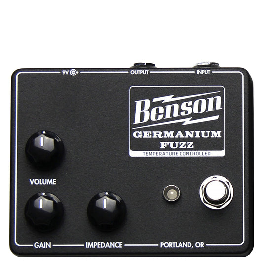 Benson Amps Temperature Controlled Germanium Fuzz - Studio Black