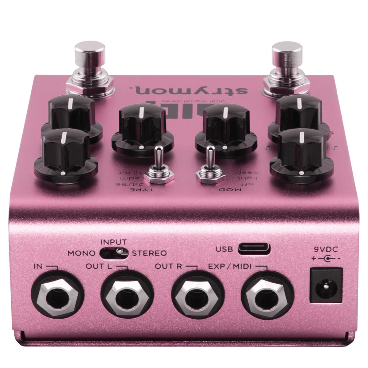 Strymon DIG Dual Digital Delay V2 effect pedal - back inputs