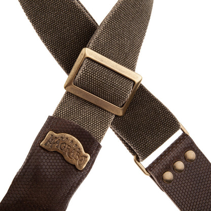 Magrabo Stripe SC Cotton Washed Olive Green 5 cm terminals Twinkle Grey, Recta Brass buckle