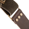 Magrabo Stripe SC Cotton Washed Olive Green 5 cm terminals Twinkle Grey, Recta Brass buckle