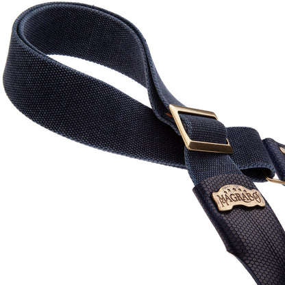 Magrabo Stripe SC Cotton Washed Blue 5 cm terminals Twinkle Blue, Recta Brass buckle