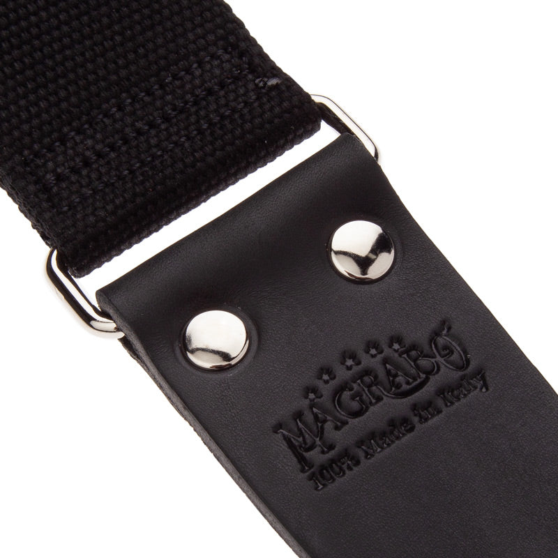 Magrabo Stripe SC Entry Black 5 cm terminals Black - Silver Bukcle