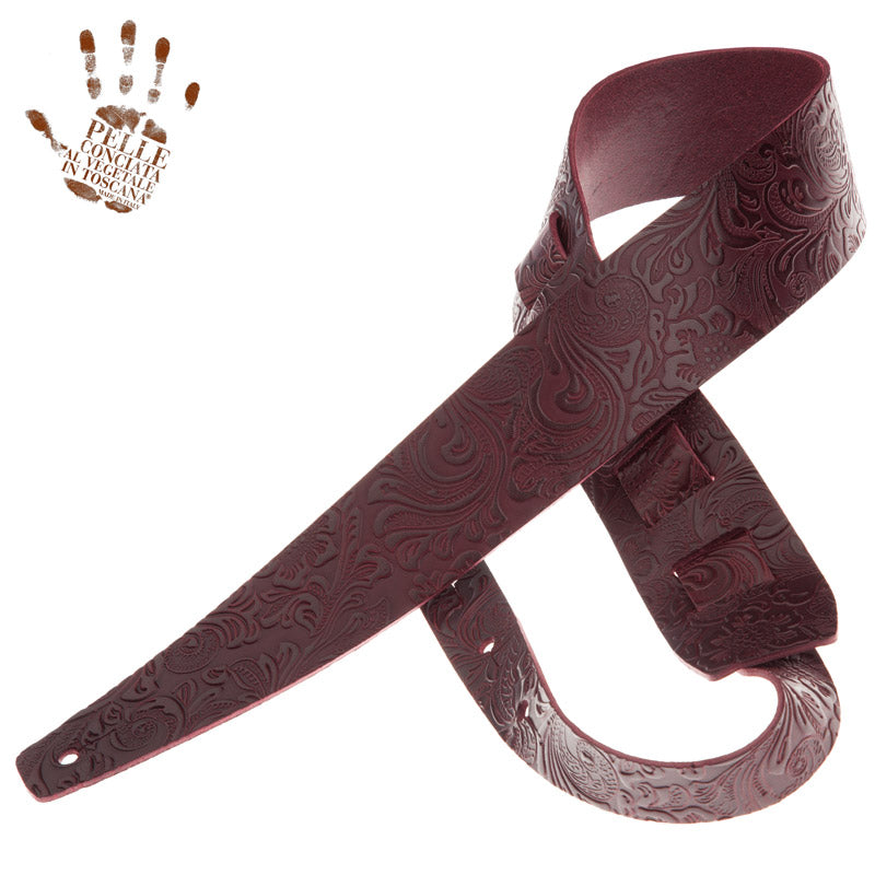 Magrabo Holes HC Embossed Flores Bordeaux 6 cm