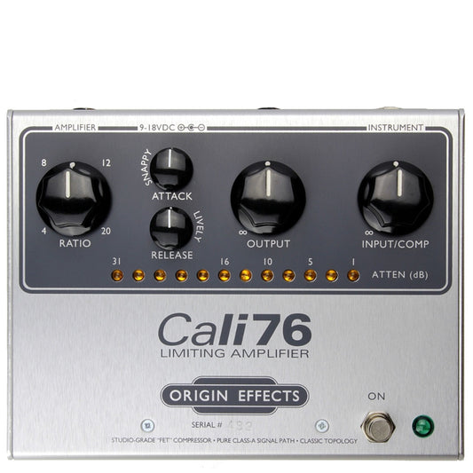 Origin Effects Cali76-TXL Compressor - Lundahl transformer pedal