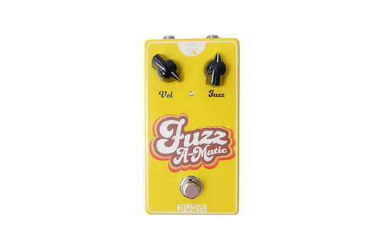 RYRA Fuzz A-Matic v2 yellow effect pedal