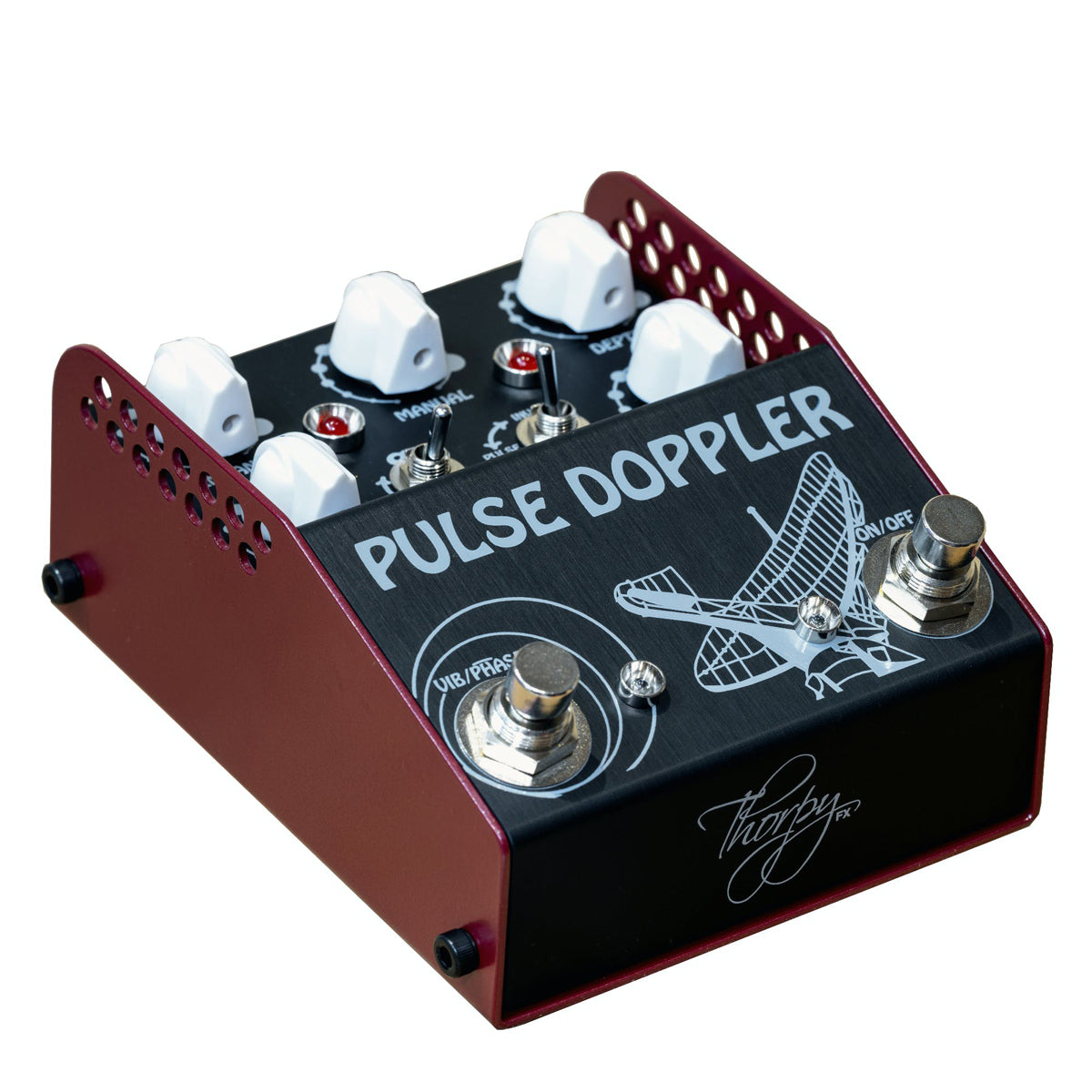 ThorpyFX Pulse Doppler Phaser & Vibrato effect pedal